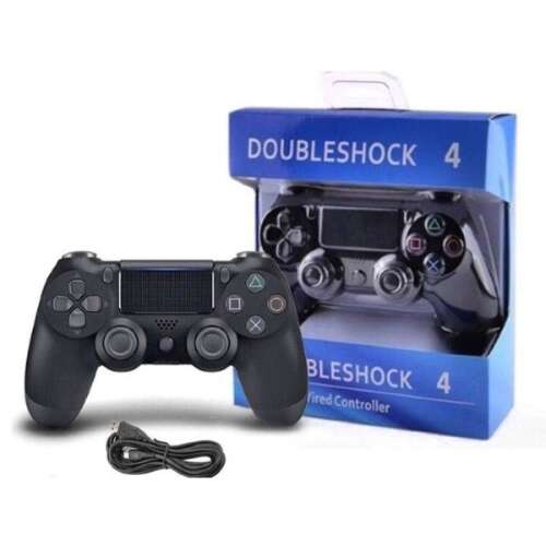 Double Shock 4 Wired Controller for PlayStation PS4 , PSTV & PS Now P4-310 fekete (vezetékes)