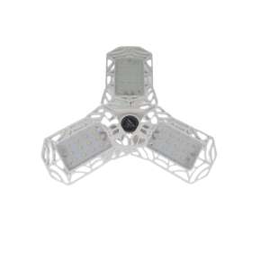 Háromkarú LED Garázsizzó - 3000 Lumen, 360° Beállítható, E27