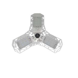 Selling Depot LED garázslámpa izzó, hajlékony szárnyak a fényszabályozáshoz, 40W, 6500K hideg fény, 3000 lumen, 36 LED, fehér