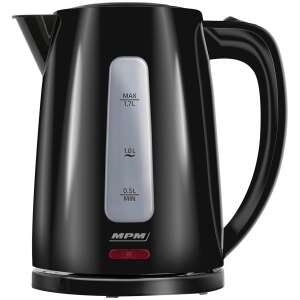 MPM MCZ-112 1.7L Black Electric Kettle - MPM