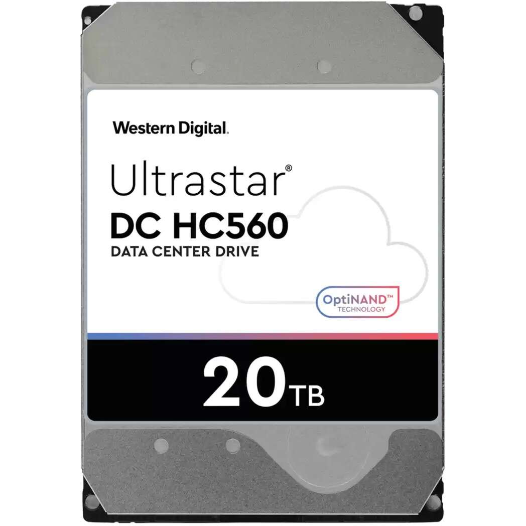 Western digital wd 0f38785 ultrastar dh hc560 20tb, 7200rpm, 512mb szerver merevlemez