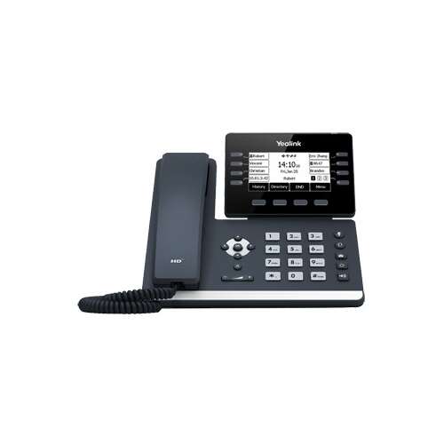 Yealink SIP-T53 IP-Telefon, schwarz, 8-zeiliges LCD, Geschäftstelefon, Bürotelefon