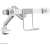 Neomounts DS75-450WH2 Dupla Monitor Tartó - Hátsó Nézet