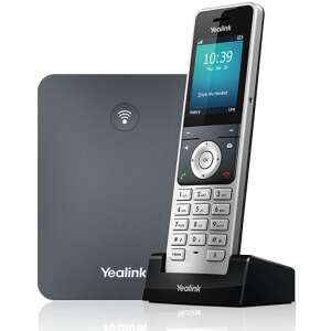 Telefon IP DECT Yealink W76P, szary, 20-liniowy TFT, telefon biznesowy, telefon biurowy, telefon bezprzewodowy, telefon bezprzewodowy, telefon VoIP - Sprzęt VoIP