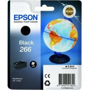 Epson 266 T2661 Black Ink Cartridge, 5.8ml, C13T26614010 - Printer supply