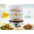 Beper BC.250 food steamer with octopus and vegetables