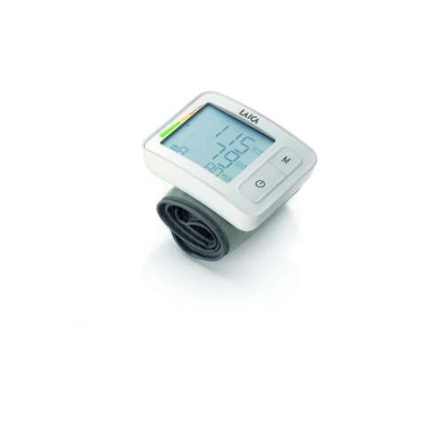 Laica BM7003W 140 - 195 mm, Bluetooth, LCD fehér-szürke okos csuklós vérnyomásmérő 62335145