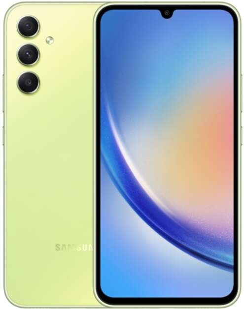 Samsung galaxy a34 5g 6/128gb dual-sim mobiltelefon király lime (...