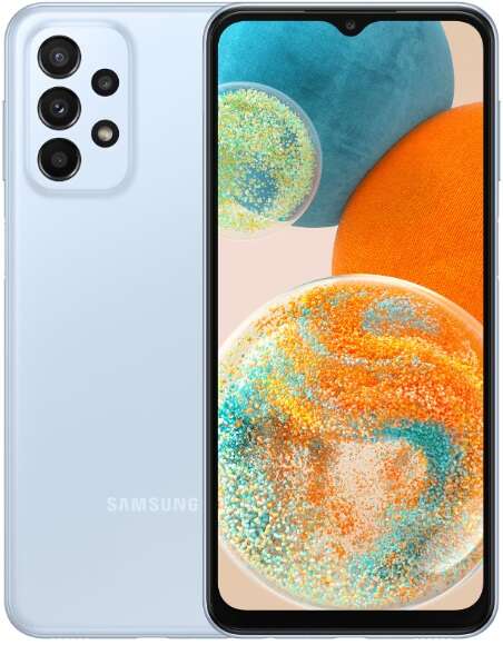Samsung galaxy a23 5g 4/128gb dual-sim mobiltelefon kék (sm-a236blbv)