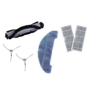 Set de accesorii pentru robotul aspirator Umax U-Smart Laser, include perii laterale, peria principală, filtru și mop - Accesorii pentru aspiratoare robot