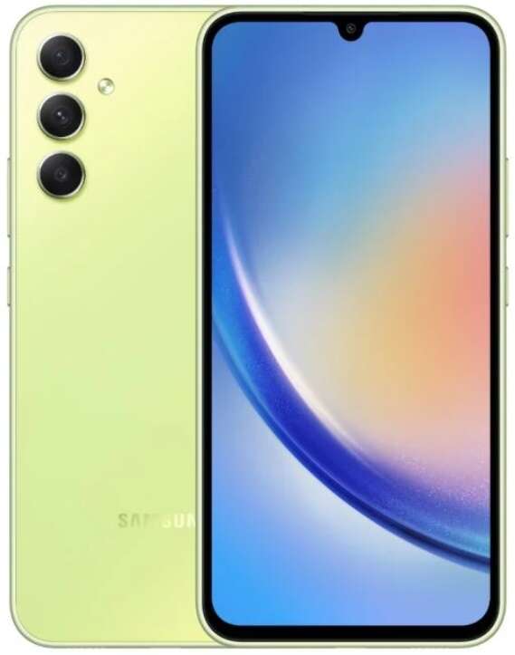 Samsung galaxy a34 5g 8/256gb dual-sim mobiltelefon király lime (...