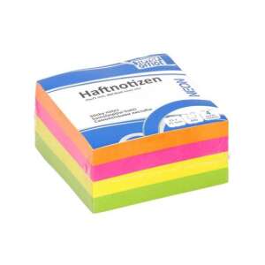 Spirit Neon Mix Haftnotizen, 400 Blatt, 75x75mm - Notizblöcke