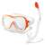 Intex Wawe Rider diving mask and snorkel set, orange and white