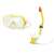 Intex Wawe Rider diving mask and snorkel set, yellow and white