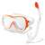 Intex Wawe Rider diving mask and snorkel set, orange and white