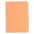 Wonder Soft univerzális 13 hüvelykes tablet tok narancssárga színben, zárt állapotban, a márka logóját mutatja