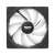 Darkflash CL12 LED 120mm PC Case Fan, Black Frame, White Blades