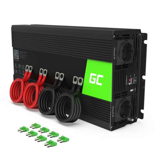 Voltage converter Green Cell Inwerter 12V / 230V 2000W/4000W (pure sine wave)