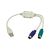 Kabel Logilink Adapter USB auf PS/2 x2 : 2x Mini DIN 6-pin FM, USB M 65486843