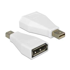 DeLock mini DisplayPort to DisplayPort adapter, white, 65239 - DisplayPort Adapter