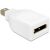 DELOCK Displayport Adapter mini DP -> DP St/Bu weiß (DL65239) 62447981