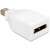 DeLock Mini DisplayPort auf DisplayPort Adapter, weiß, 65239