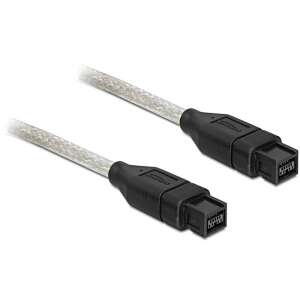 DeLock FireWire kábel, 9 tűs hím > 9 tűs hím, 3 méter - Firewire kábel