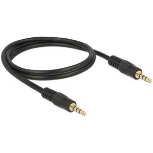 DeLock Cable Stereo Jack 3.5 mm 4 pin male > male 1m 83435 65440474 