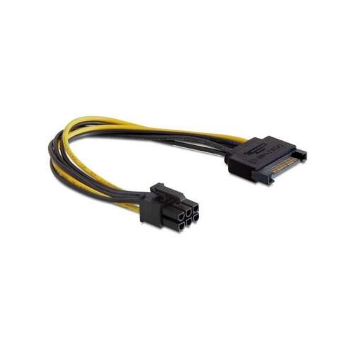 DeLock SATA - PCI Express tápkábel, 0,2m