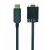Gembird CCP-DPM-VGAM-6 DisplayPort to VGA adapter cable 1.8m Black CCP-DPM-VGAM-6 84438476