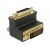 DeLock DVI-D (Dual Link) (24+1) male > DVI-D (Dual Link) (24+5) female port 90° angled 65866 83776298