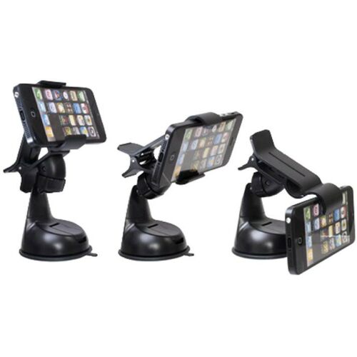 Platinet Omega Auto Handyhalter mit Smartphone - Mehrere Ansichten