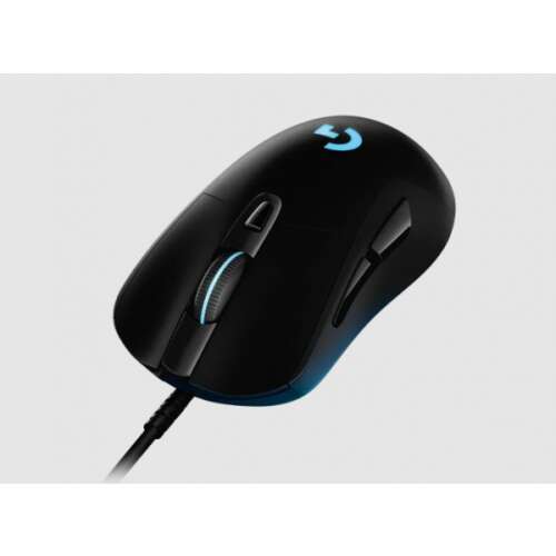 Logitech G403 Lightsync RGB Kabelgebundene Gaming-Maus, Schwarz - Schrägbild