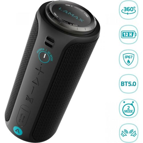 Boxă Bluetooth LAMAX Sounder2 Max, 50W, portabilă, rezistentă la apă