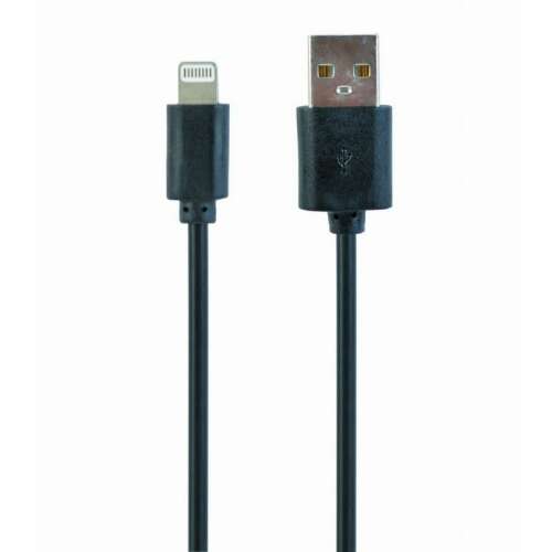 Gembird CC-USB2-AMLM-1M USB data sync and charging 8-pin cable 1m Black CC-USB2-AMLM-1M 62451448