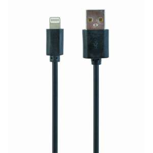 Кабел Gembird CC-USB2-AMLM-1M Lightning, черен 62451448 - Gembird