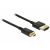 DeLock Cable High Speed HDMI with Ethernet - HDMI-A male &gt; HDMI Micro-D male 3D 4K 2m Slim High Quality 84783 84436672