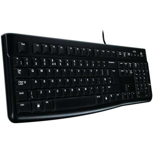 Logitech K120 USB-Tastatur Schwarz US 920-002509 77569913
