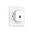TP-Link EAP115-WALL rear view, wall mountable access point with Ethernet port