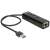 DeLock USB 3.0 Hub with 3 Ports and 1 Gigabit LAN Adapter