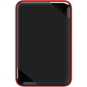 Silicon Power Armor A62S 1TB External Hard Drive - Black and Red - Silicon Power External Hard Drife