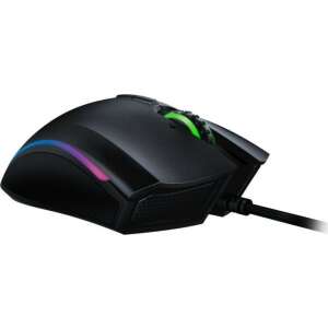 Razer Mamba Elite vezetékes gamer egér, fekete, ferde nézet - Egér