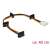 Kabel zasilające DeLock 4-pin Molex do 4x SATA 15-pin, 40cm