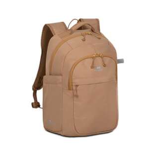 RivaCase Urban Backpack 16L Beige, 3/4 view - RIVACASE