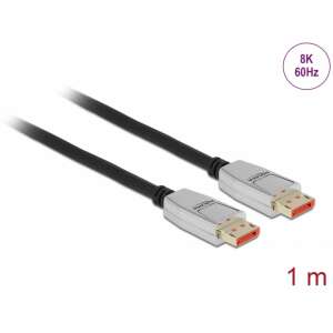 DeLock DisplayPort cable 8K 60Hz 1m 87040, black, male to male - DisplayPort