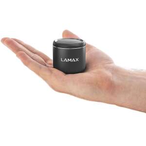 Lamax Sphere2 Mini Bluetooth hangszóró fekete színben, kézben tartva - Lamax