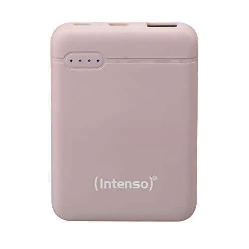 Intenso XS10000 10000mAh Power Bank, Розов, преден изглед