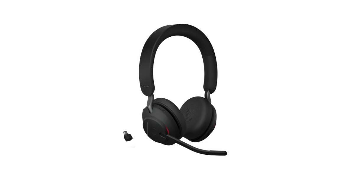 Jabra Evolve2 65 MS Teams Stereo Bluetooth Headset Black 26599-999-899 |  Pepita.com