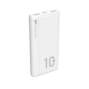 Silicon Power QP15 10000mAh Power Bank, biały, widok pod kątem - Silicon Power