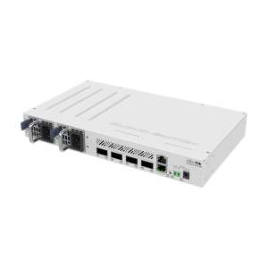 Mikrotik CRS504-4XQ-IN Cloud Router Switch, 1x100Mbps + 4x100Gbit QSFP28, Managed, Rackmount - MikroTik